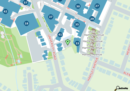 this building on a map