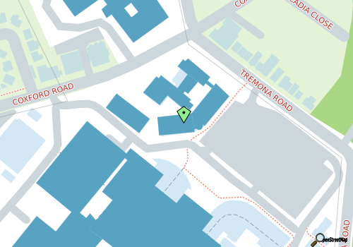 this building on a map