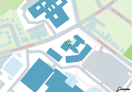 this building on a map