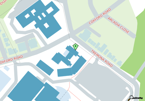 this building on a map