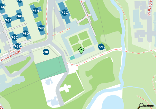 this building on a map