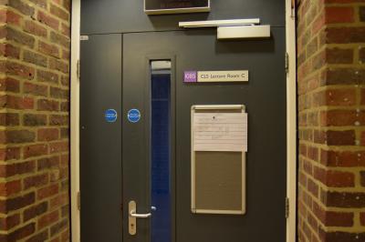 Photograph of Lecture Theatre C at the University of Southampton (thumbnail).