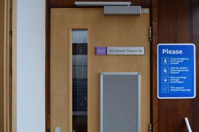 Photograph of Lecture Room 5A at the University of Southampton (thumbnail).