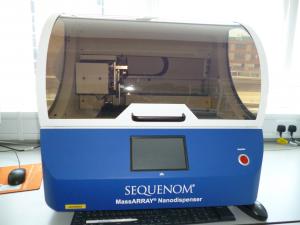 Photograph of Massarray Analyser 4 system at the University of Southampton (thumbnail).