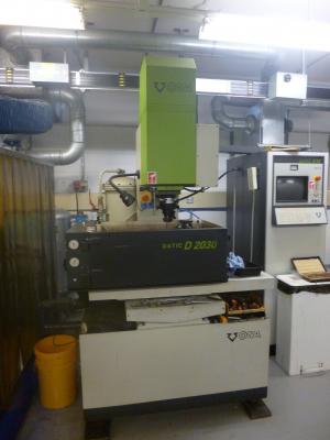 Photograph of Datic D2030 Spark Erosion Machine (EDM) at the University of Southampton (thumbnail).